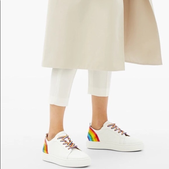 Rainbow louboutin sneakers Clearance